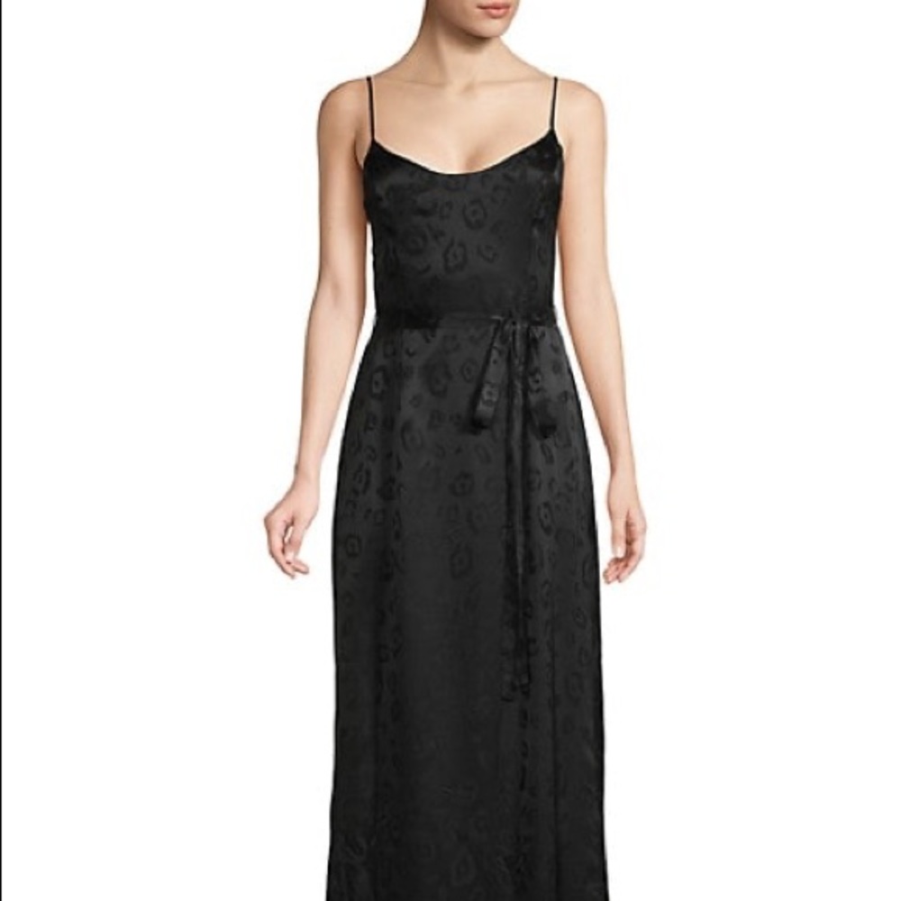 L’agence Dress Shani Silk Leopard Print Maxi Slip - Picture 10 of 10